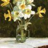 daffodils in a jar